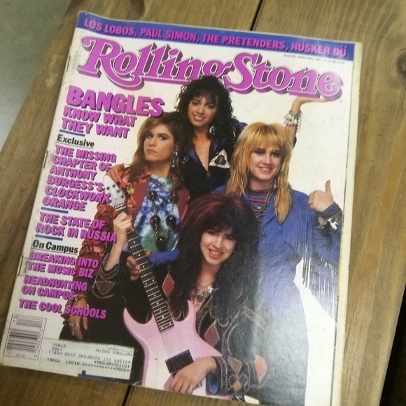 Rolling Stone Magazine March 1987 Bangles Clockwork Orange Rock & Roll Music - Picture 1 of 3